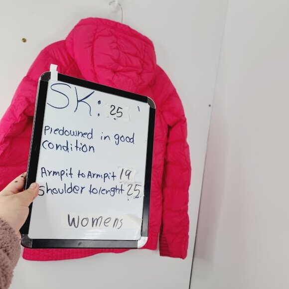 Lululemon Women's Pink Fluffed Up Quilted Padded Puffer Hooded Pullover Size - Picture 6 of 6